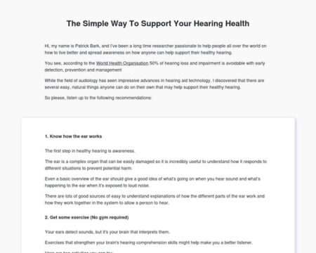 Quietum Plus - Text Presentation