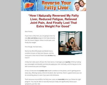 Reverse Fatty Liver Home Page 2023 CB | How I Reversed And Healed My Fatty Liver